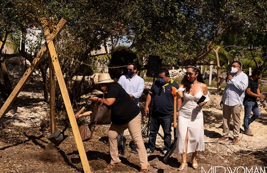 Inicia construcción del club de playa Santuario Tótem.