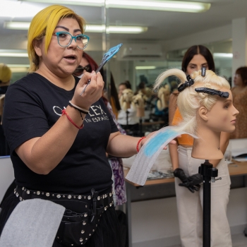 Fantasía en rubios con Perla Galindo y Beauty Art.