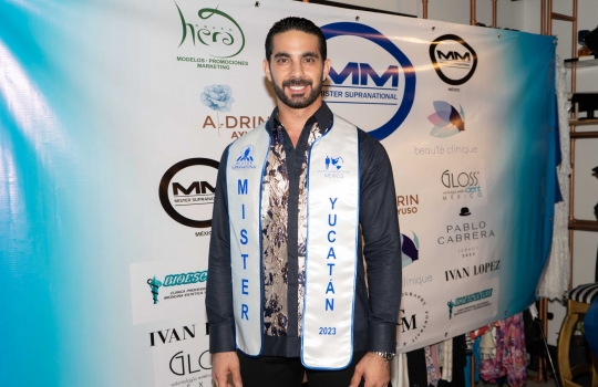 Mauricio Cuevas es el nuevo representante local de Mr. Supranational Yucatán 2023.