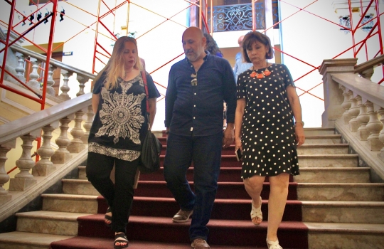 Avances en la restauración del Teatro José Peón Contreras